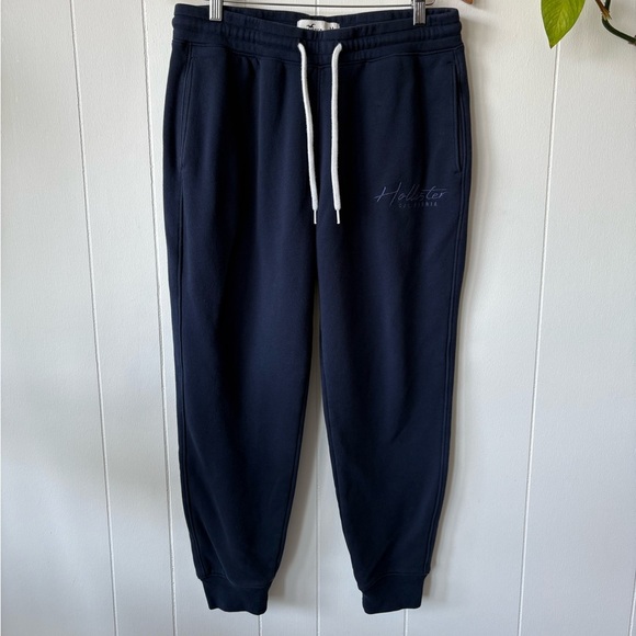 Hollister Men's Navy Jogger Pants | Size Medium - Picture 1 of 3